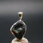 Extremely Rare Rough Grandidierite Silver Pendant From Madagascar - 0.9" - 1.39 Grams
