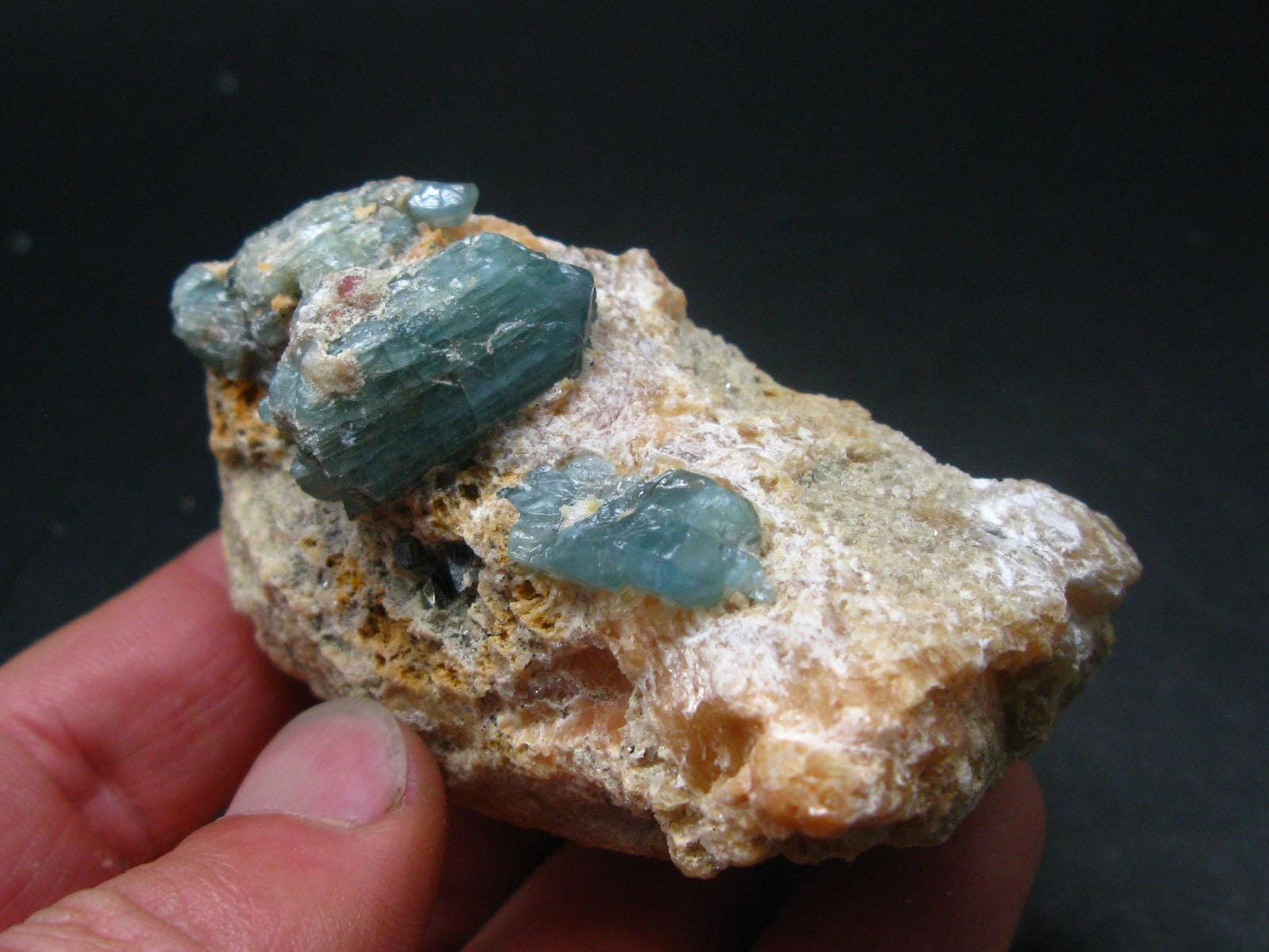 Rare Blue Apatite Cluster from Russia - 3.1" - 136 Grams