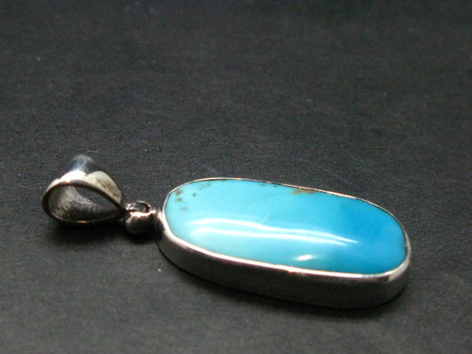 Turquoise Silver Pendant - 1.5" - 5.32 Grams