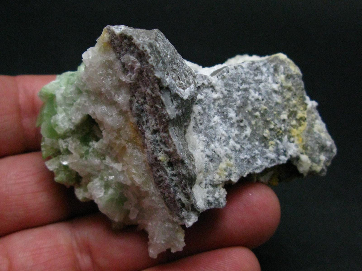 Rare Gem Augelite and Quartz Cluster from Peru - 3.0"
