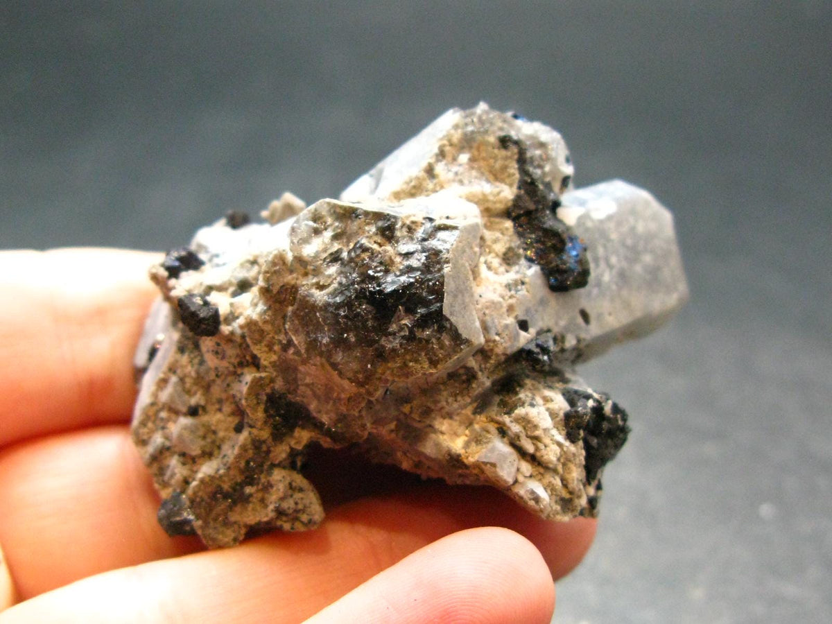 Brookite On Quartz Cluster From Arkansas - 48.86 Grams - 2.2"