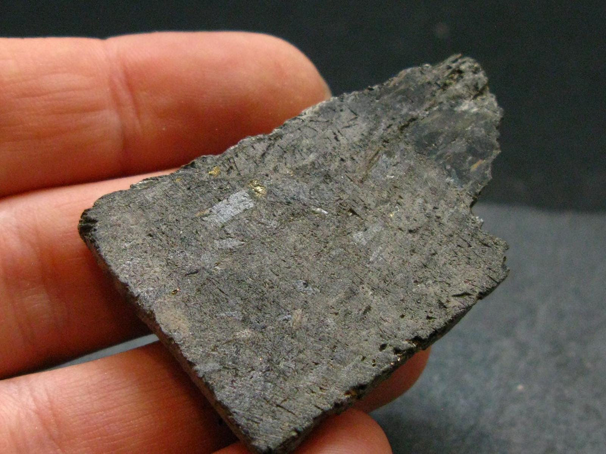 Rare Nuumite Nuummite Slab From Greenland - 15.37 Grams - 1.7"