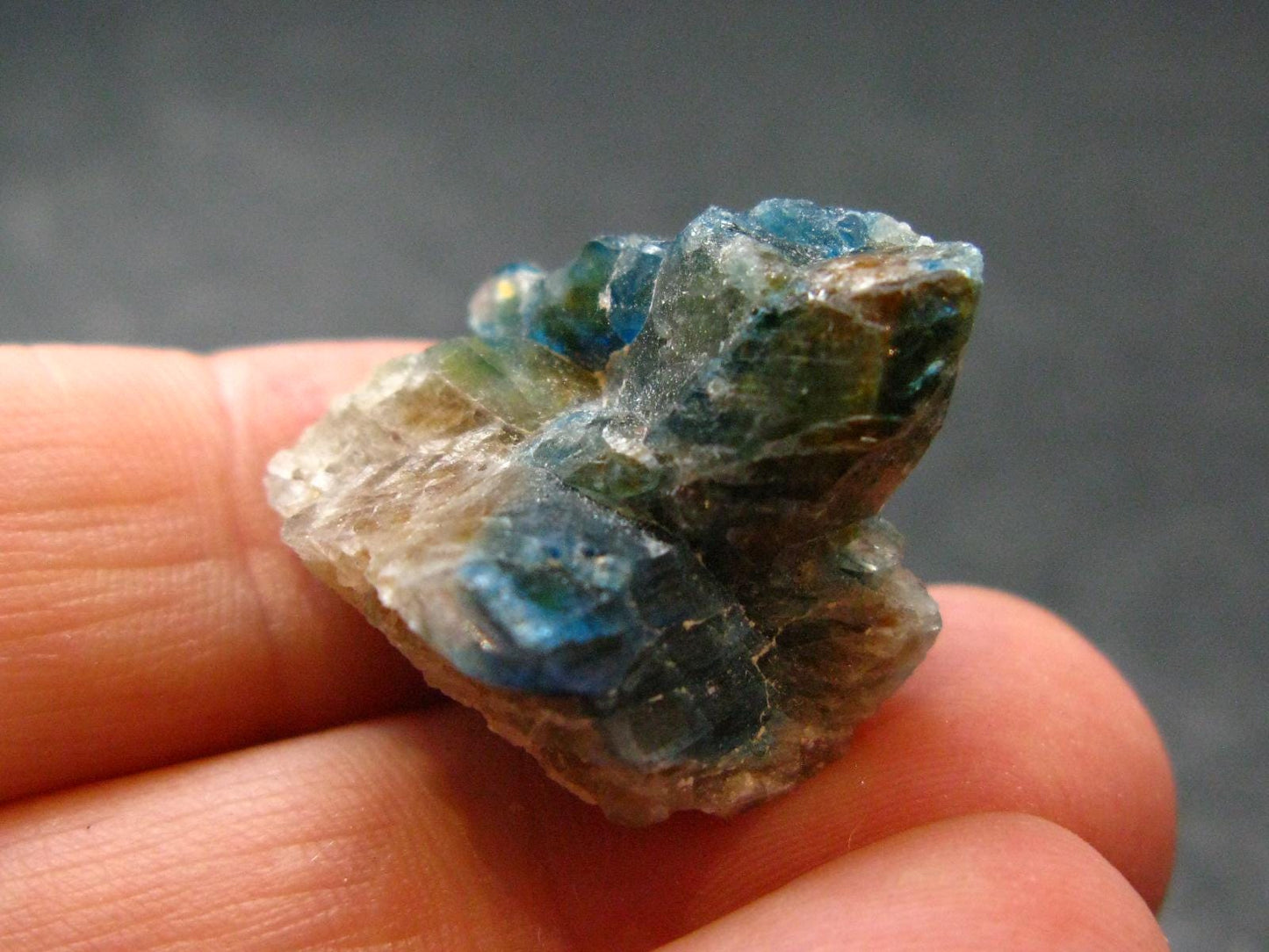 Large Euclase Blue Crystal From Zimbabwe - 28.50 Carats - 0.9"