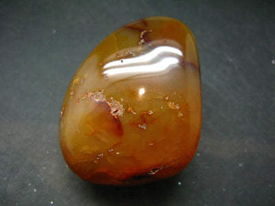 Carnelian Tumbled Stone From Madagascar - 2.4" - 191.26 Grams