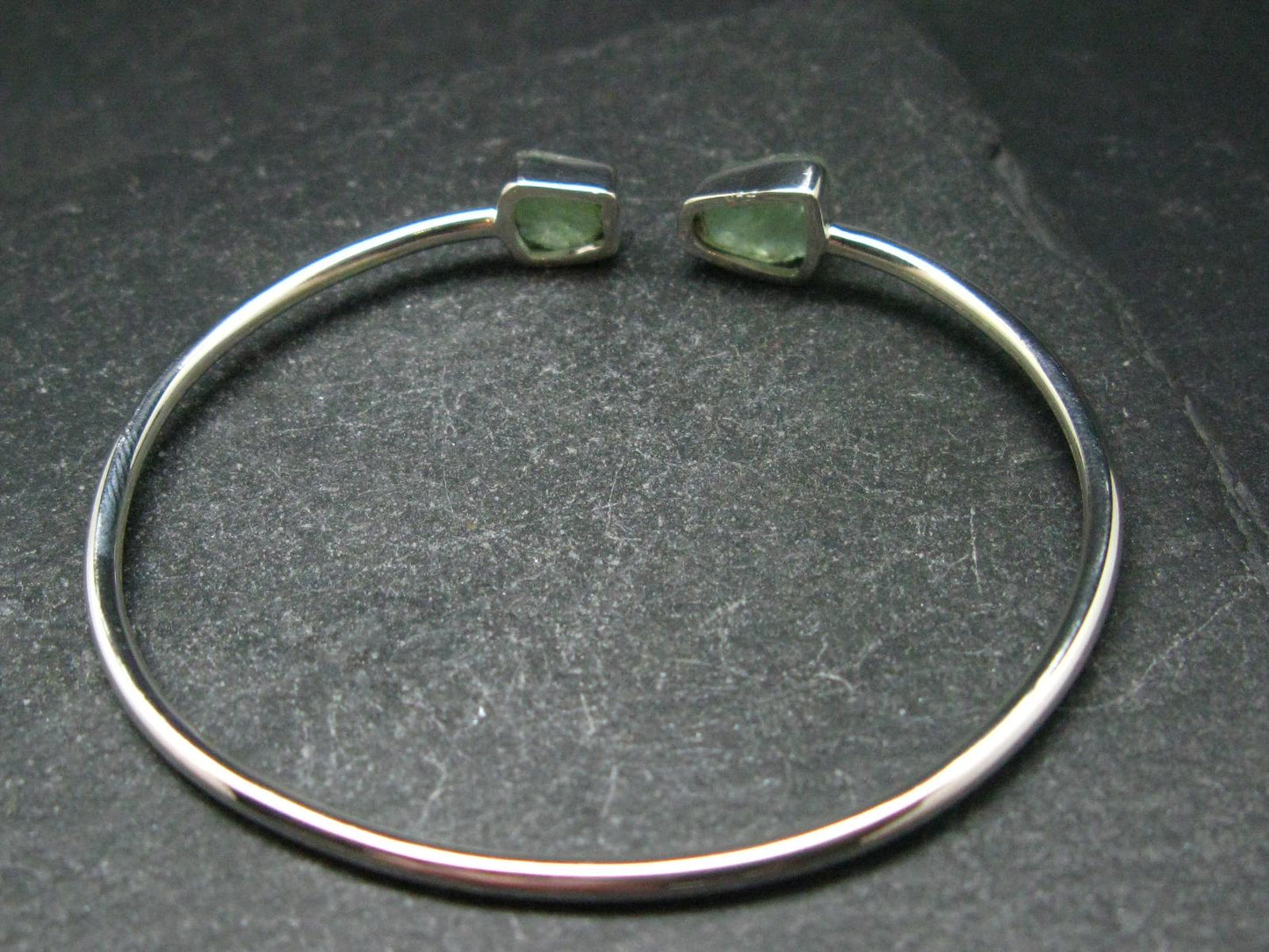 Kornerupine Silver Twister Bracelet From Tanzania - 5.20 Grams