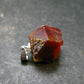 Vanadinite Crystal Silver Pendant From Morocco - 0.8" - 4.78 Grams