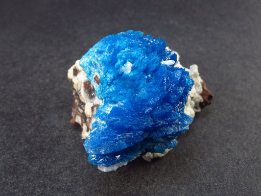 Cavansite on Stilbite Cluster From India - 1.8" - 23.6 Grams