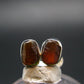 Zincite Zinkite Stud Earrings Sterling Silver From Poland - 1.78 Grams