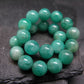 Emerald Gem Genuine Bracelet ~ 7 Inches ~ 8mm Round Beads