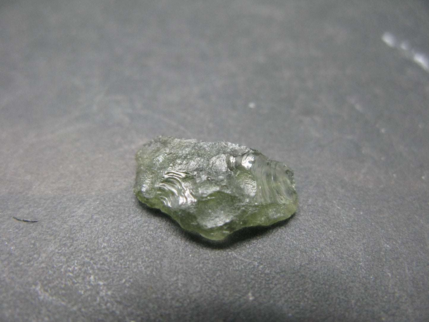 Moldavite Tektite Raw Piece from Czech Republic - 0.6" - 3.95 Carats - 0.79 Grams