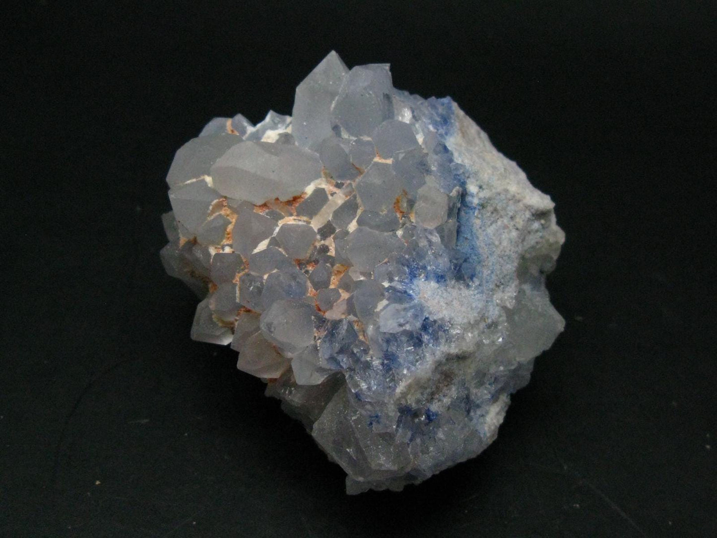 Dumortierite In Quartz Inclusion Cluster From Brazil - 3.2" - 195.96 Grams