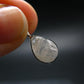 Raw Rare Natrolite Crystal Silver Pendant From Russia - 0.7" - 1.32 Grams