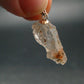 Rare Terminated Gemmy Nirvana (Pink Ice) Quartz Crystal Silver Pendant from the Himalayas - 1.0" - 2.06 Grams