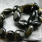 Goldsheen Obsidian Genuine Bracelet ~ 7 Inches ~ 10mm Tumbled Beads