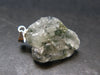 Phenakite Phenacite Crystal Silver Pendant From Brazil - 1.1" - 4.39 Grams