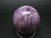 Rich Pinkish - Purple Kunzite Spodumene Sphere Ball From Madagascar - 1.5"