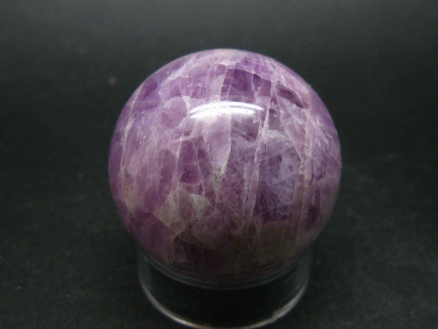 Rich Pinkish - Purple Kunzite Spodumene Sphere Ball From Madagascar - 1.5"