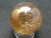 Beautiful Gold Aura Quartz Crystal Sphere Ball From Brazil - 0.9" - 17.8 Grams