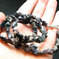 Rare Black Opal Beads Necklace From Australia - 18.5"