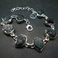 Alexandrite Silver Bracelet From Zimbabwe - 7" - 17.1 Grams