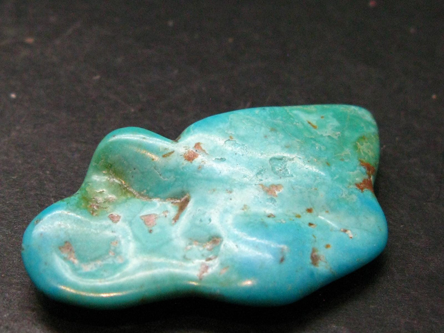 Genuine Polished Turquoise from Arizona, USA - 1.9" - 12.76 Grams