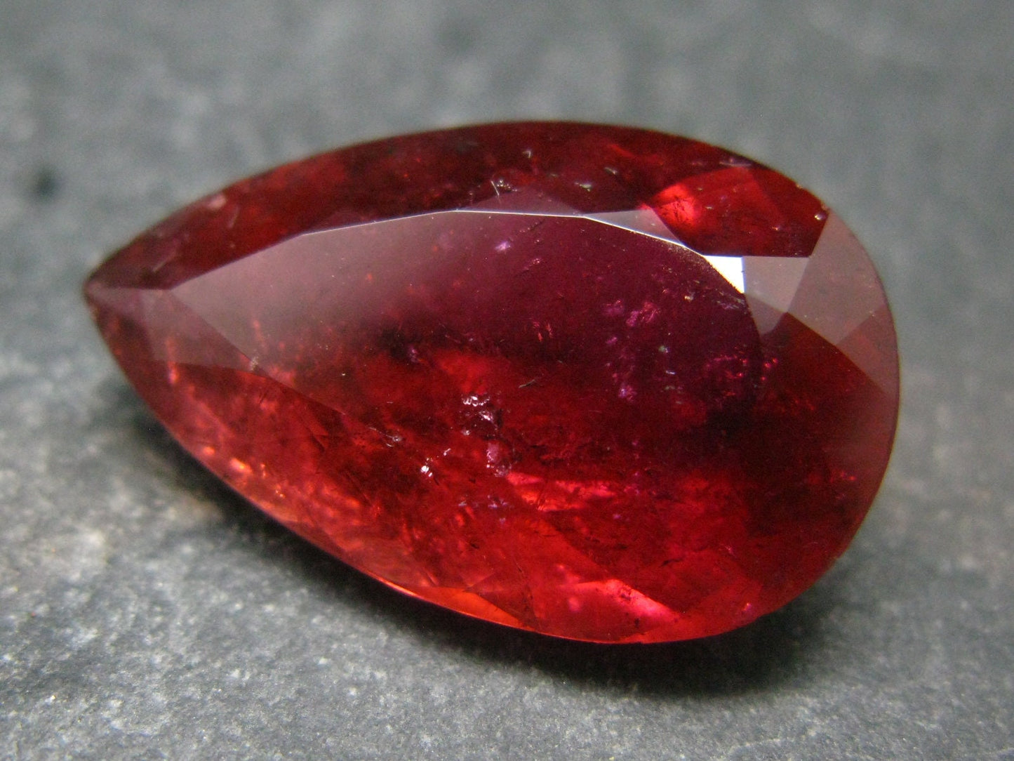 Pink Tourmaline Cut Stone Gem From Brazil - 18.26 Carats - 24x14mm
