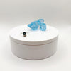 London Blue Topaz Ring – Bold Elegance in Deep Ocean Tones - Size 8