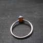 Spessartine Garnet Silver Ring From Tanzania - Size 8 - 2.05 Grams