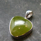 Rare Titanite Sphene Crystal Silver Pendant From Tanzania - 0.9" - 3.29 Grams