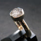 Gray Herderite Silver Ring from Africa - Size 7 - 1.88 Grams