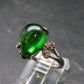 Helenite Gaia Stone Gem Sterling Silver Ring From Washington - Size 6 - 2.0 Carats