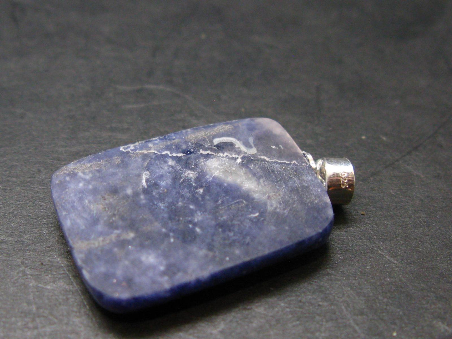 Scapolite Silver Pendant from Canada - 2.73 Grams - 1.1"