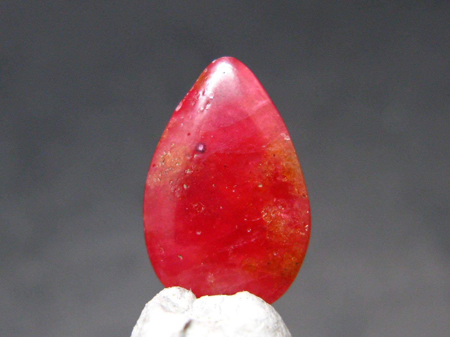 Extremely Rare Gem Rhodonite Cabochon From Brazil - 6.57 Carats