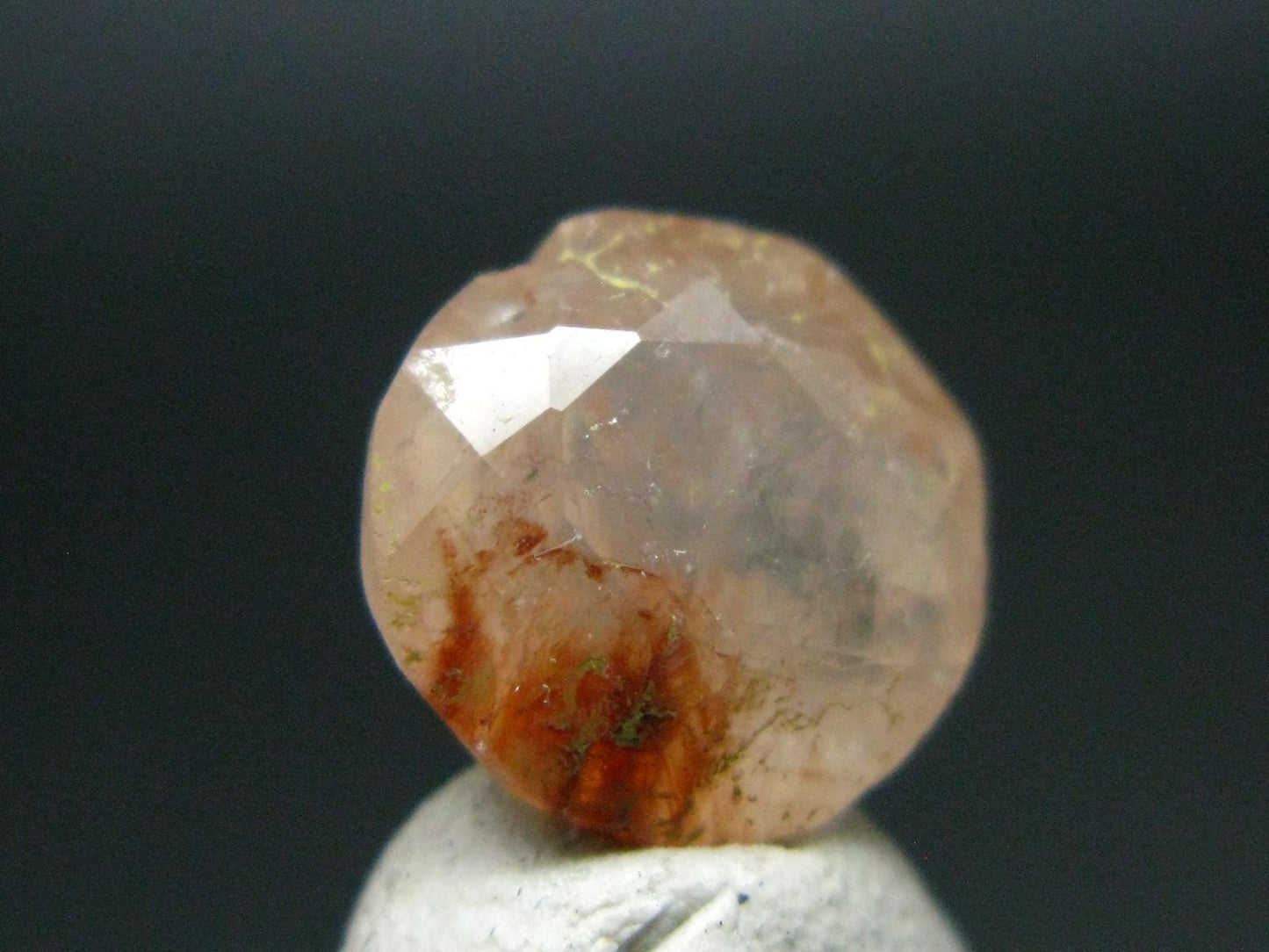 Rare Gem Heulandite Cut Stone from India - 3.78 Carats