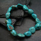 Turquoise Genuine Untreated Bracelet ~ 7 Inches ~ 12mm Tumbled Beads