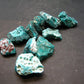 Very Nice Lot of 10 Dioptase Clusters from Congo - 43.96 Grams