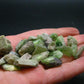 Rare Neon Tremolite Lot of 25 Crystals from Tanzania - 133.25 Carats