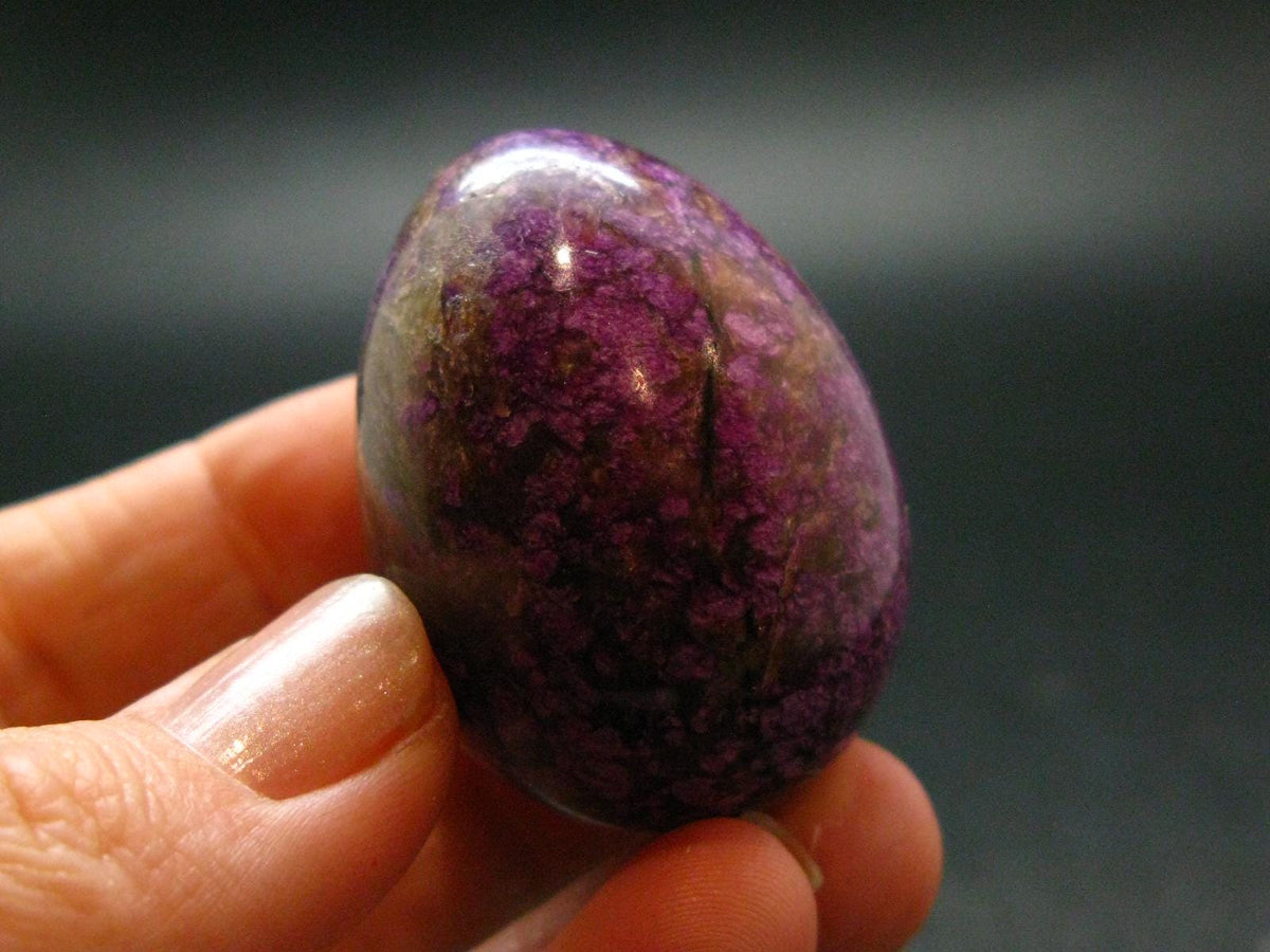 Rare Rich Purple Stichtite Egg From Russia - 1.5" - 36.66 Grams