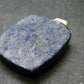Lapis Lazuli Silver Pendant From Afghanistan - 1.2" - 6.48 Grams