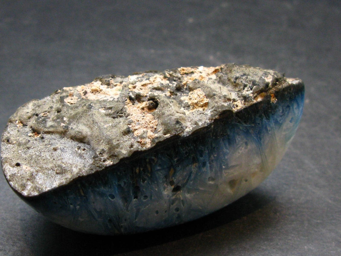 Blue Ice Glacierite Tumbled Stone from Indonesia - 2.5" - 76.05 Grams