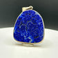 Natural Azurite Statement Charm | Sterling Silver Setting
