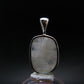 Raw Rare Natrolite Crystal Silver Pendant From Russia - 1.1" - 3.06 Grams