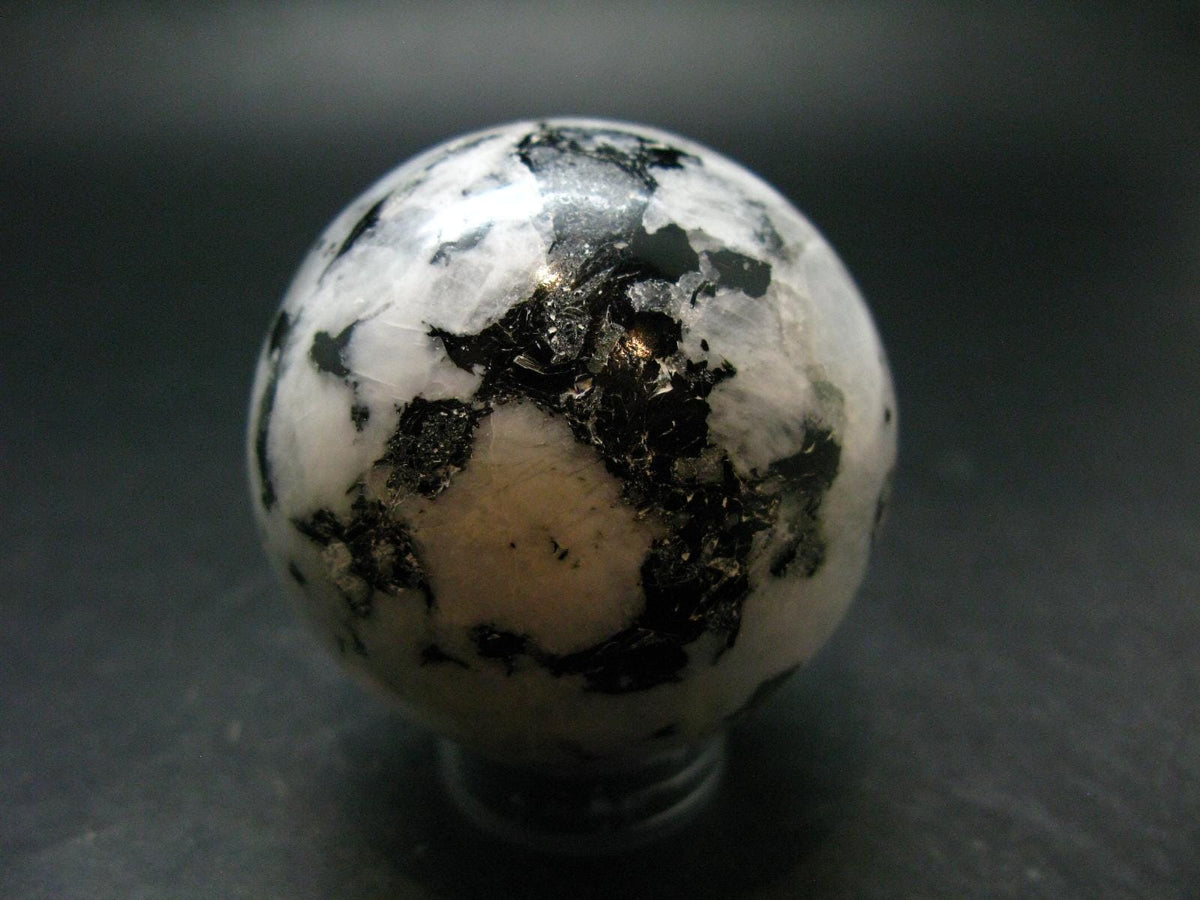 Moonstone Sphere from India - 2.4" - 303.24 Grams