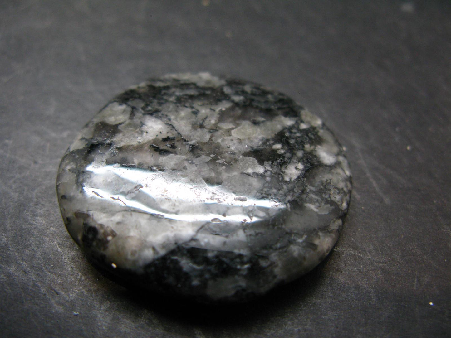 Rare Impactite Tumbled Stone From Norway - 1.6" - 25.43 Grams