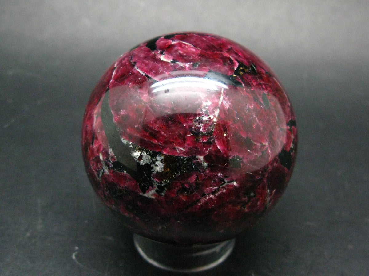 Rare Eudialyte & Aegirine Sphere Ball From Russia - 2.4" - 331 Grams