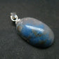 Papagoite in Quartz Cabochon Silver Pendant from S. Africa - 1.0" - 1.79 Grams