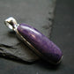 Lilac Stone!!! Stunning Silky Charoite Sterling Silver Pendant From Russia - 1.5" - 4.89 Grams