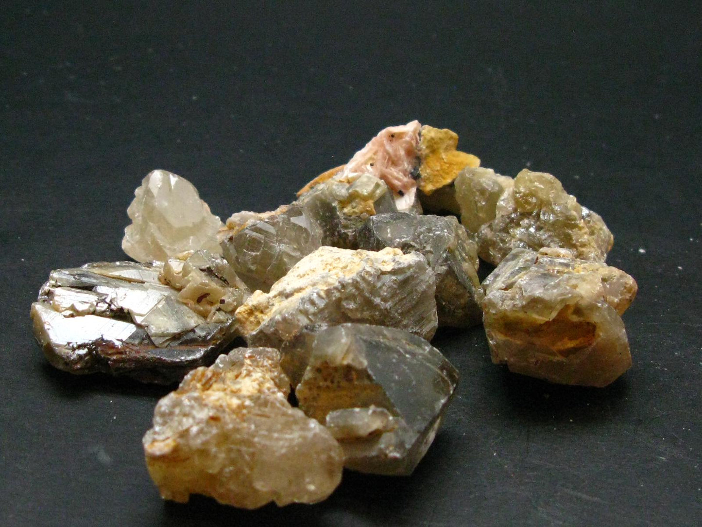 Lot of 10 Cerussite Cerusite Crystals From Morocco - 213.75 Grams