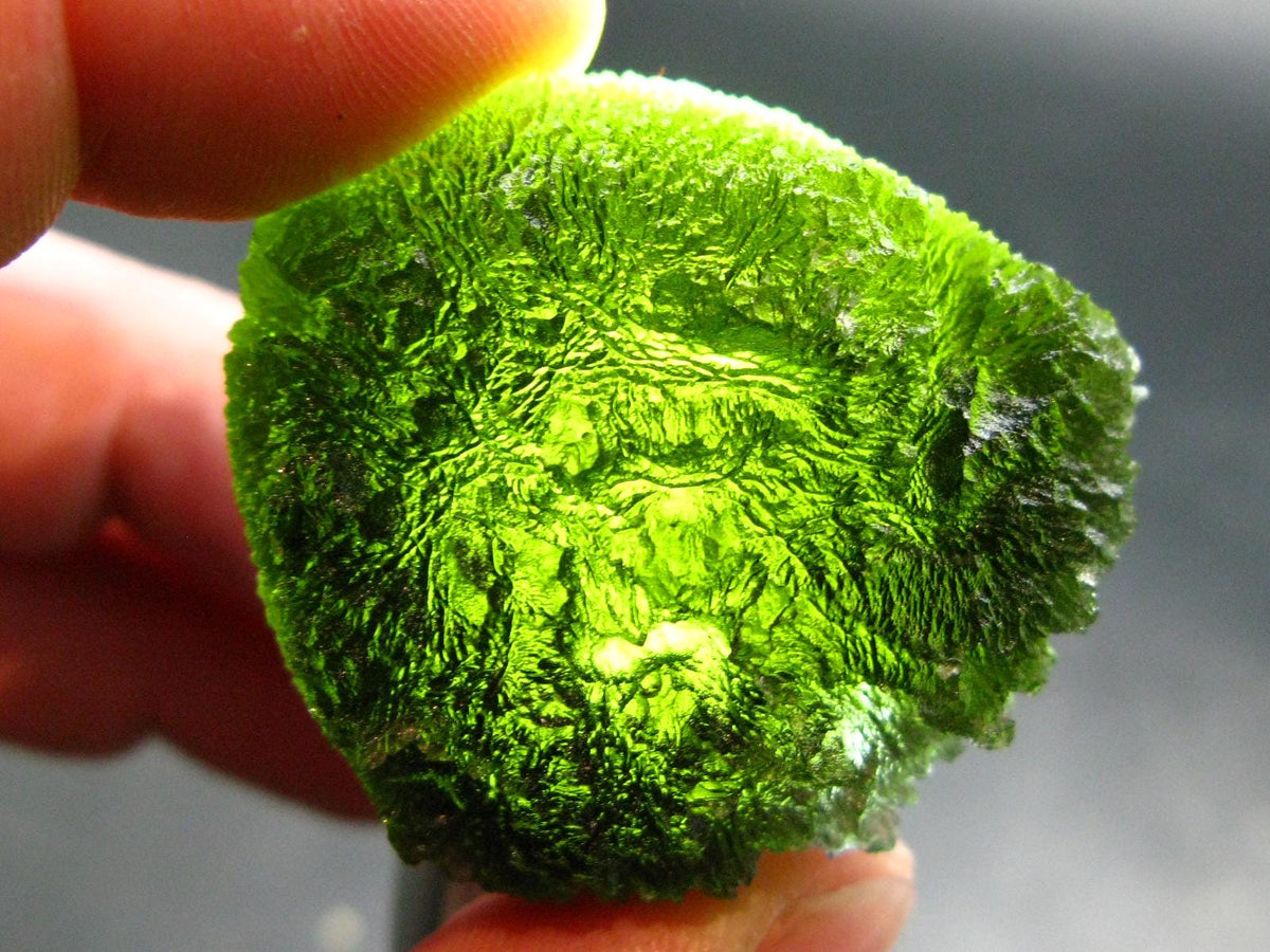 HUGE Moldavite Tektite From Czech Republic - 2.0" - 150.7 Carats 30.14 Grams