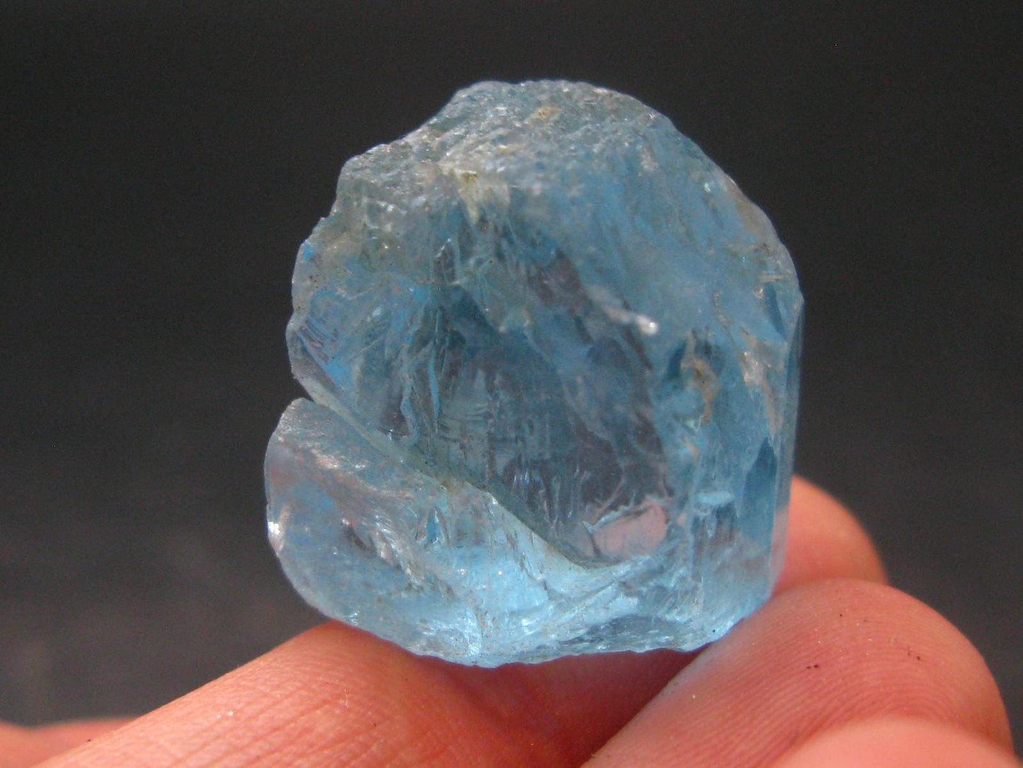 Natural Large Blue Topaz Crystal From Brazil - 0.7" - 11.35 Grams